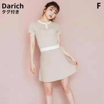 [택 포함 새상품] Darich 다리치 마카롱 미니 원피스 미니 원피스