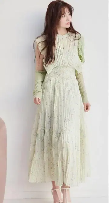 SNIDEL Sustainable 프릴 원피스