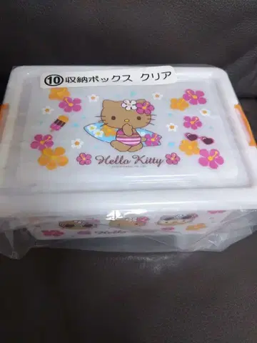 일광화상 키티 산리오 제일복권 수납 박스 클리어
