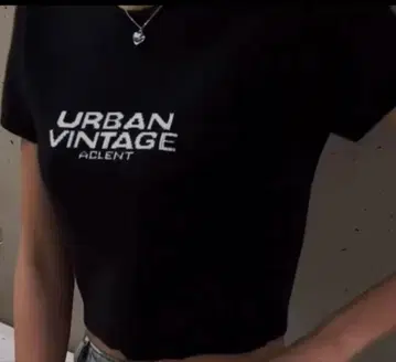ACLENT Jacquard logo mini tee 크롭