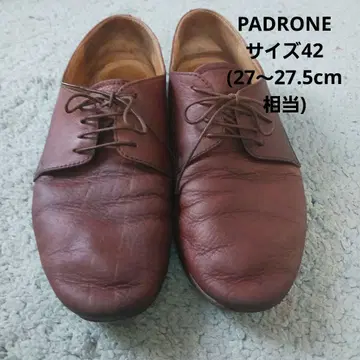 PADRONE 남성용 가죽 신발 브라운