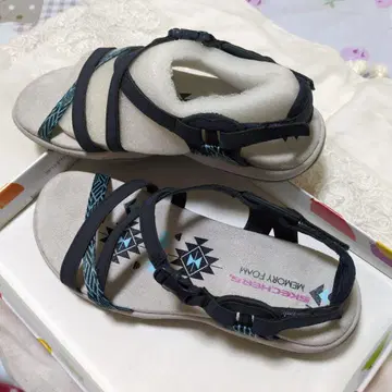 Skechers 메모리 폼 스포츠 샌들 다크 블루 새상품
