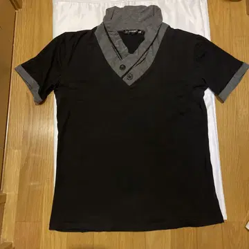 Make Z 반팔 폴로 셔츠 XL 블랙/그레이