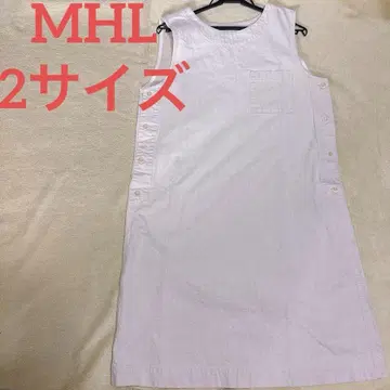마가렛 호웰 MHL 코튼 롱 원피스 슬리브리스 2 M