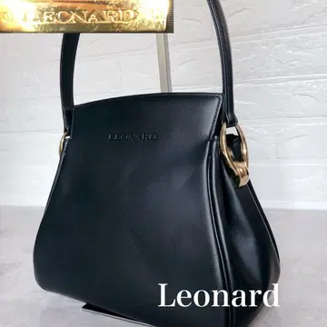Leonard 레오나르 다크 네이비 핸드백