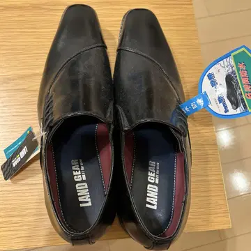 LAND GEAR 블랙 드레스 슈즈 남성용 비즈니스 슈즈
