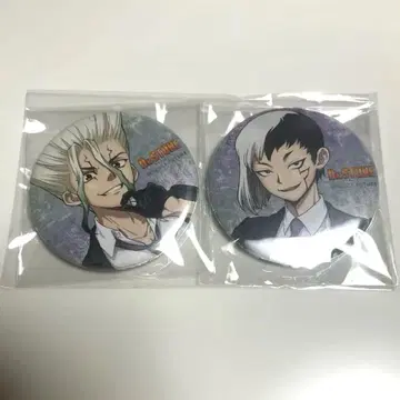 Dr.STONE 애니메이트 혜택 캔뱃지 이시가미 치쿠사 & 아사기리 겐