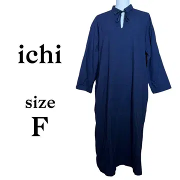 A203 ichi 이치 긴팔 원피스 [F] 데콜테 라인 I 라인