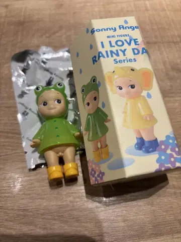 Sonny Angel I love rainy day frog 개구리