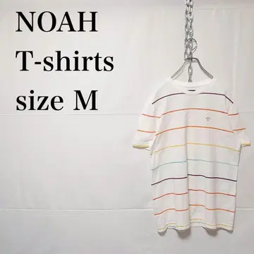 NOAH 노아 스트라이프 보더 원 포인트 티셔츠 구제 의류
