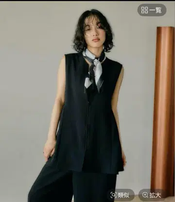 LEPSIM 린넨 라이크드 시리즈 절개 베스트