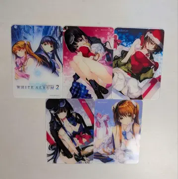 WHITE ALBUM2 콜라보 카페 아크릴 브로마이드 5장 노멀