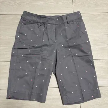 Talbots 도트 무늬 그레이 숏 팬츠 4P