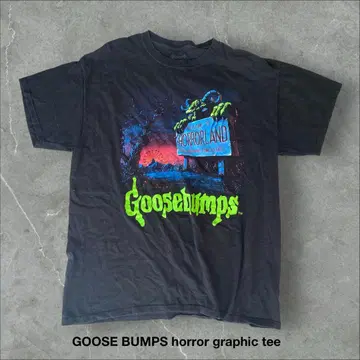 GOOSE BUMPS horror graphic 티셔츠 몬스터 유령