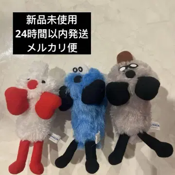 퍼펫 순순 걸이 마스코트 3개 세트