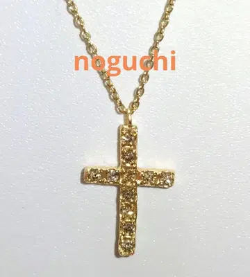 noguchi 노구치 크로스 양면 다이아몬드 목걸이