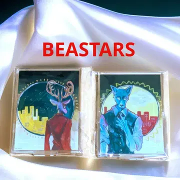 BEASTARS 복권 미니 아크릴 스탠드 세트 (레고시 & 루이)