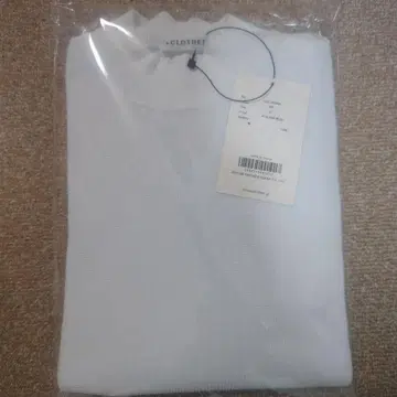 크로스 옷장 Mock Neck Knit T-shirt 화이트