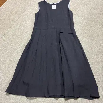 택 포함 새상품 팔라스 팰리스 종아리 기장 린넨 원피스