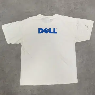 DELL 델 미국 IT 기업 티셔츠 XL 사이즈 화이트 빈티지