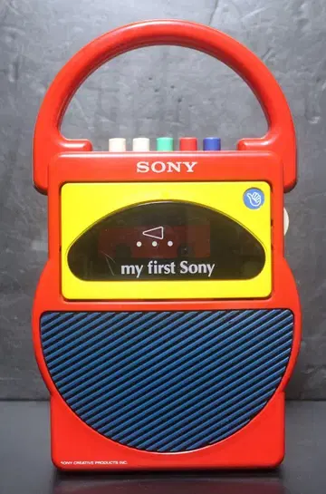 레어 당시의 물건! 소니 my first sony 카세트 레코더/오디오