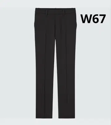 새상품 유니클로 감동 팬츠(셋업) 블랙 W67 드라이