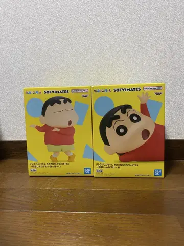 크레용 신짱 SOFIMATES 피규어 2종 세트