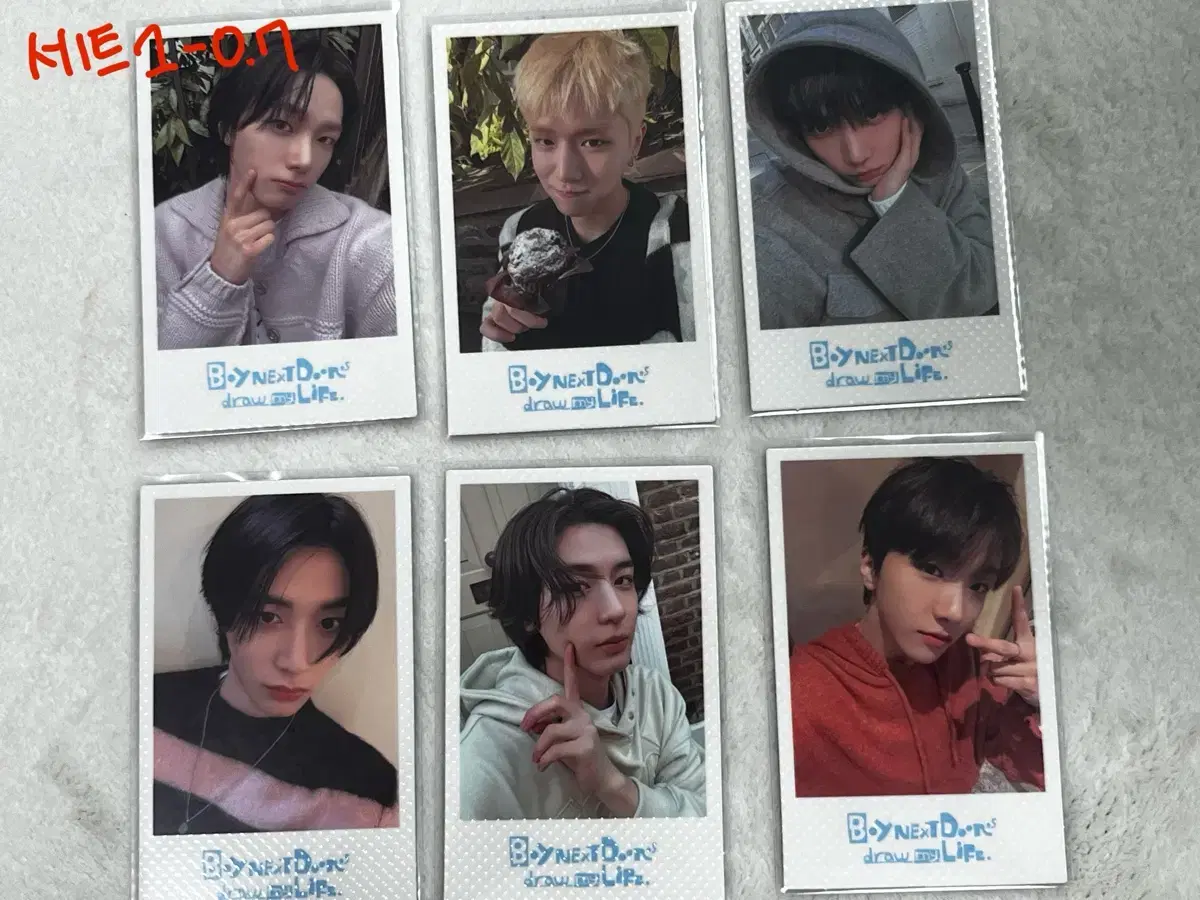 Boynextdoor poca photocard sungho riwoo jaehyun taesan han woonhak