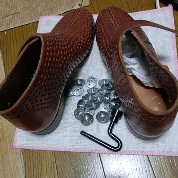 골프 가죽 신발