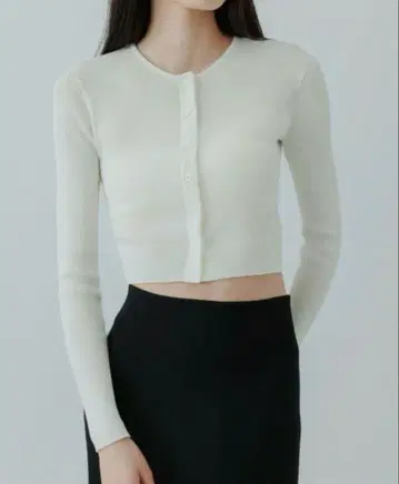 요 BIOTOP U 실크 코튼 숏 카디건