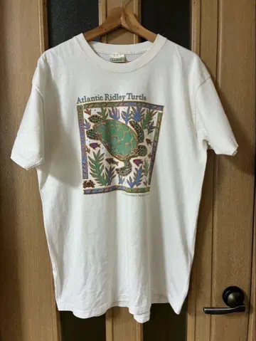 90s L.L.BEAN 엘엘빈 티셔츠 L 사이즈 프린트 티셔츠 베이지