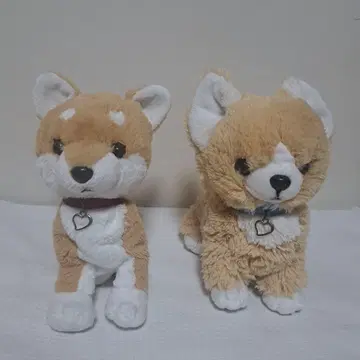 파프스 봉제 인형 개 2마리 세트