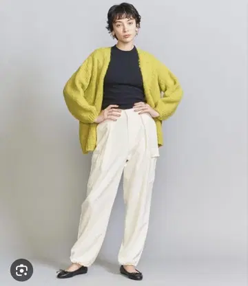 BEAUTY&YOUTH UNITED ARROWS 카고 팬츠 화이트