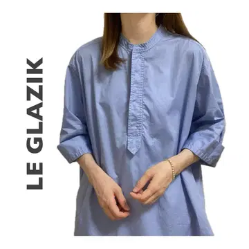 LE GLAZIK 그랑파 셔츠 풀오버 튜닉 코튼