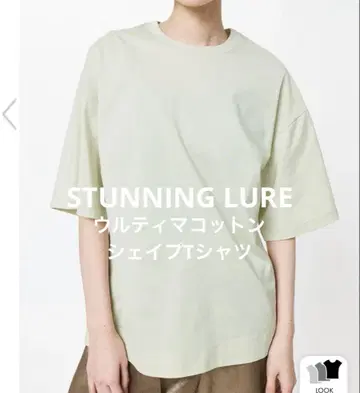 STUNNING LURE 25SS 우르티마 코튼 쉐이프 티셔츠