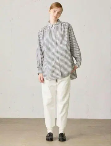 MidiUmi 하이 웨스트 데님 화이트