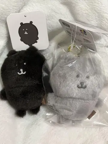나가노 캐릭터 컬러풀한 나가노의 곰 마스코트 (차콜과 그레이)