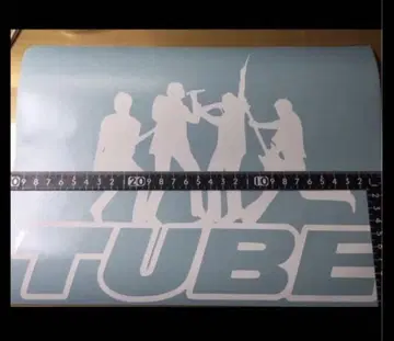TUBE 실루엣 로고 스티커