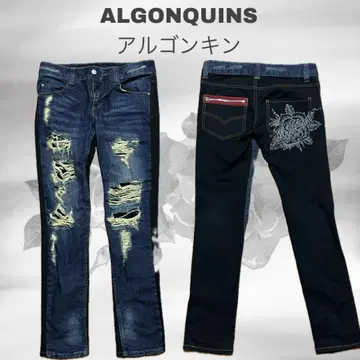 ALGONQUINS 데미지 데님 팬츠