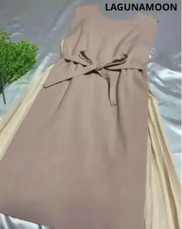 LAGUNAMOON 라구나문 택 포함 플리츠 원피스 S