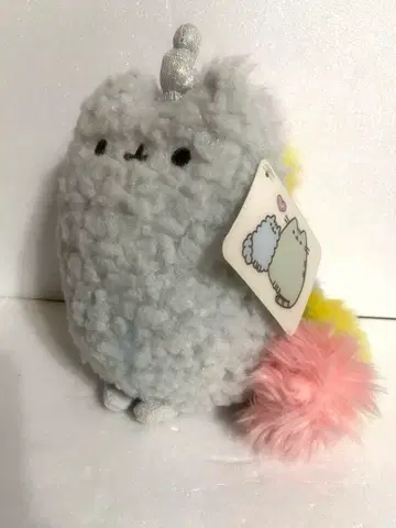 건드 푸신 스톰리 유니콘 고양이 봉제 인형 레인보우 테일