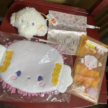산리오 코기뭄 걸레 펜 파우치 복조리 마스코트 묶음 판매