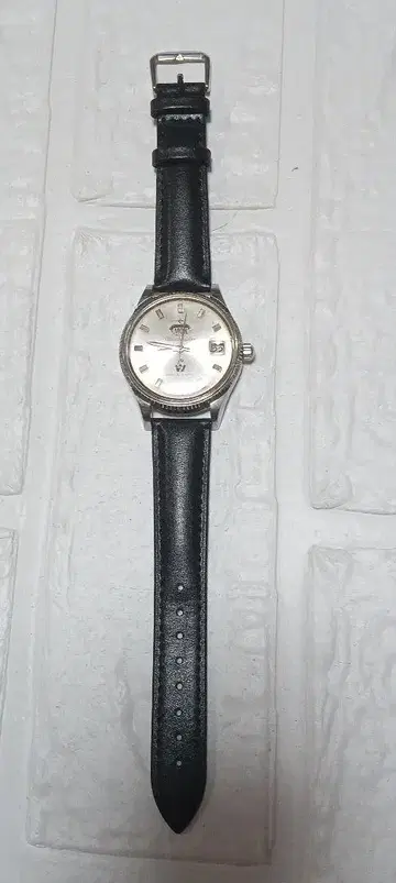CITIZEN 자동 감기 손목시계 실버 다이얼