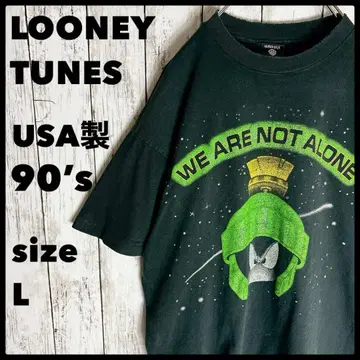 90s 루니툰 USA제 티셔츠 L 마빈 빈티지 구제 의류