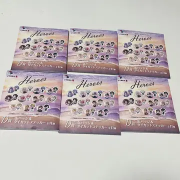 니지산지 우미노이에 캔뱃지 & 다이 컷 스티커 6종 세트