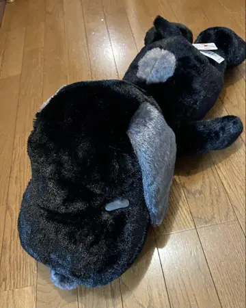 스누피 누워있는 BIG 봉제 인형 블랙