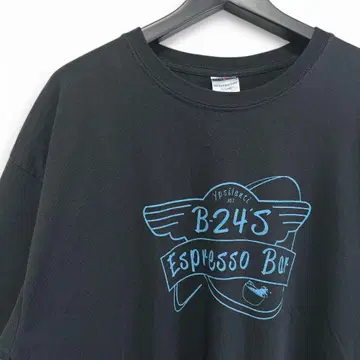 새상품급 90년대 00년대 아트 빈티지 티셔츠 블랙 165