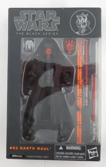 HASBRO 02 / THE BLACK DARTH MAUL 6인치