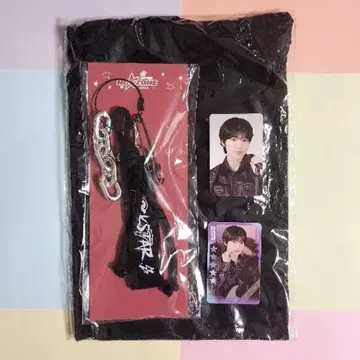 NCT WISH ZONE 사쿠야 일본 한정판 키링 티셔츠 SSR