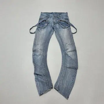 아카이브 PPFM 바나나 서스펜더 데님 L